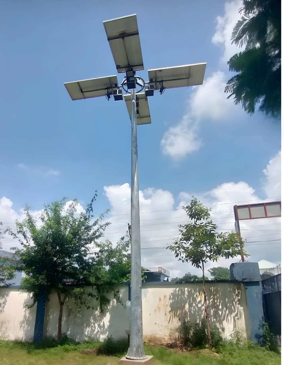 Solar High Mast Lighting System